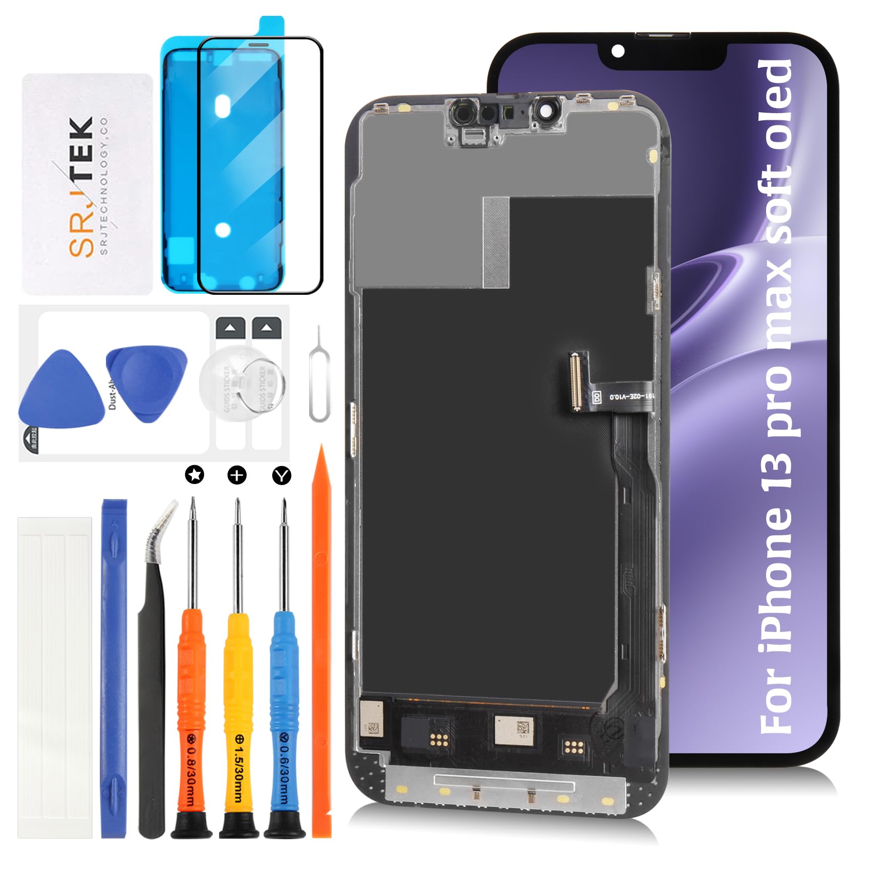 Amazon.co.jp: SRJTEK For iphone 13 Pro Max『Soft OLED+120Hz対応