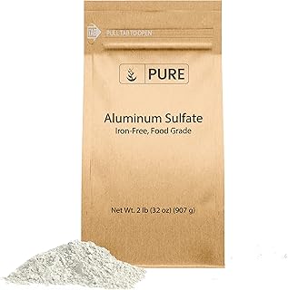 Pure Original Ingredients Aluminum Sulfate (2 lb) Food Grade, Iron Free, Soil Additive