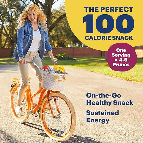 Miniatura 5 de Sunsweet Ciruelas pasas sin hueso con probióticos, sin azúcar, secas, sin gluten y sin sulfuro, sabor natural de saúco, fibra y minerales, 6 onzas,