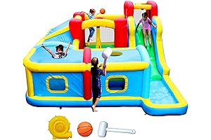 Inflatable Water Slide Park with Blower: Ultimate Kids' Backyard Adventure