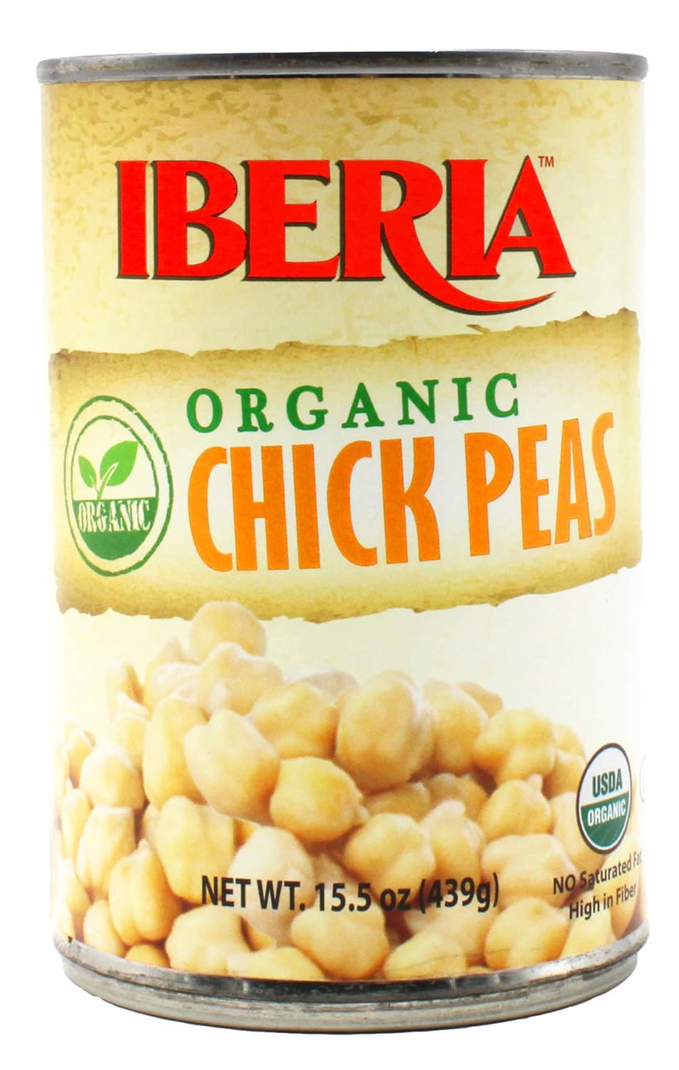 Iberia Organic Chickpeas 15.5 oz (Pack of 8) : Grocery & Gourmet Food