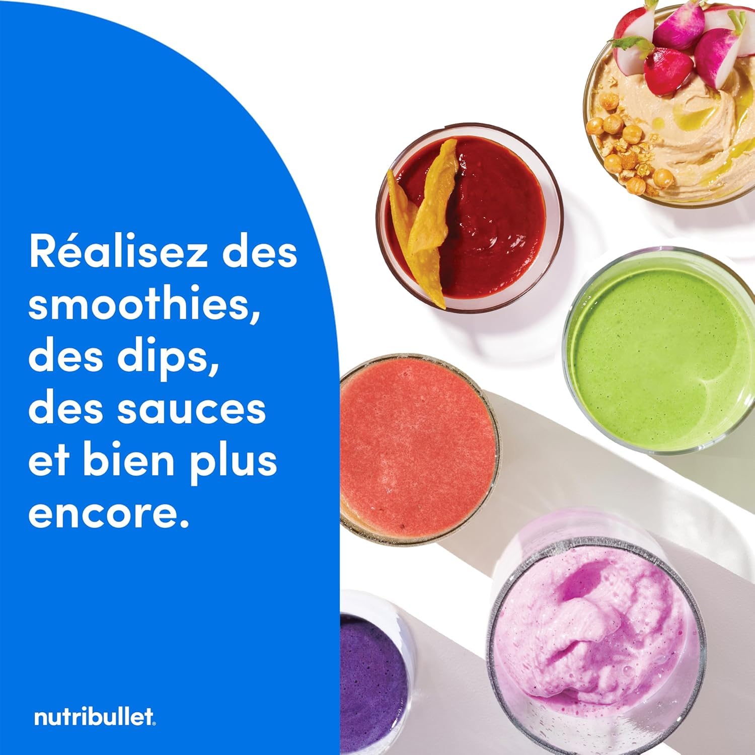 Nutribullet Original 600W Mixeur électrique pour smoothies Noir
