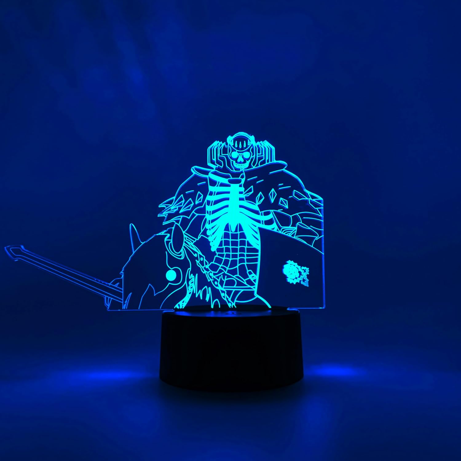Otaku Lamps Berserk - Skull Knight Anime Night Light, 16 Color RGB LED – Gift for Otaku