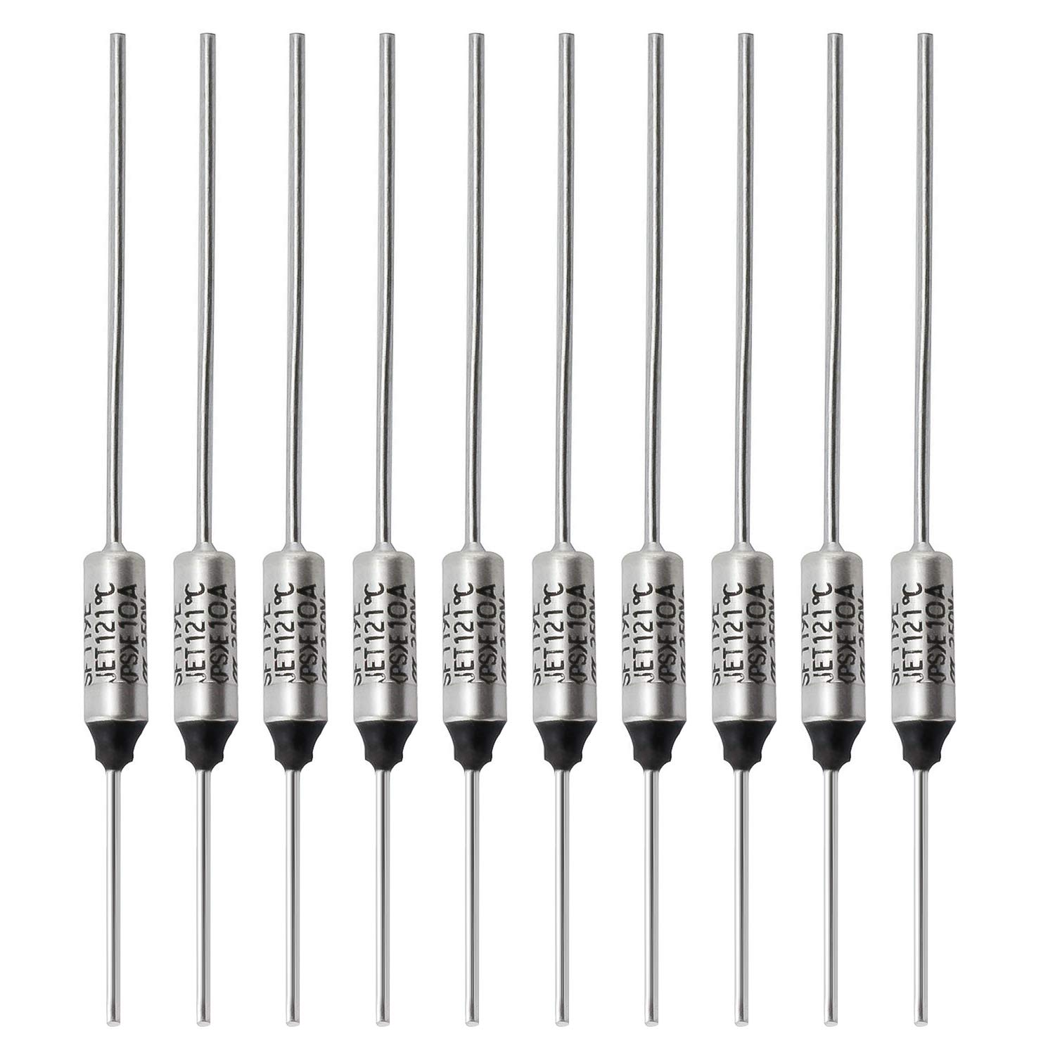 BNYZWOT SF119E121 Degree Metal Thermal Cutoffs Thermal Fuse 10A 250V