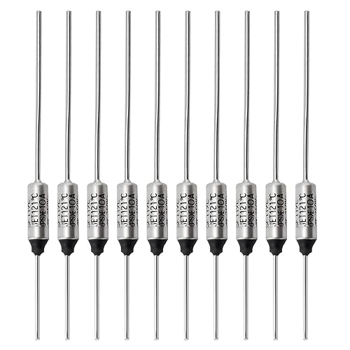 BNYZWOT SF119E-121 grados de metal de corte térmico fusible térmico 10A 250 V para transformador de motor eléctrico industrial electrodoméstico 10