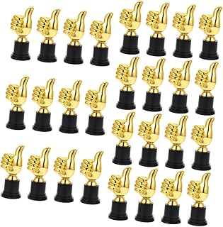 BESPORTBLE 28 pcs Kids Awesome Trophy Plastic Trophy Kid prizes Star Decor Trophies for Kids Participation Trophy Plastic Award Trophy Encouragement Trophy Thumb Trophy Model Trophy Decor Toy