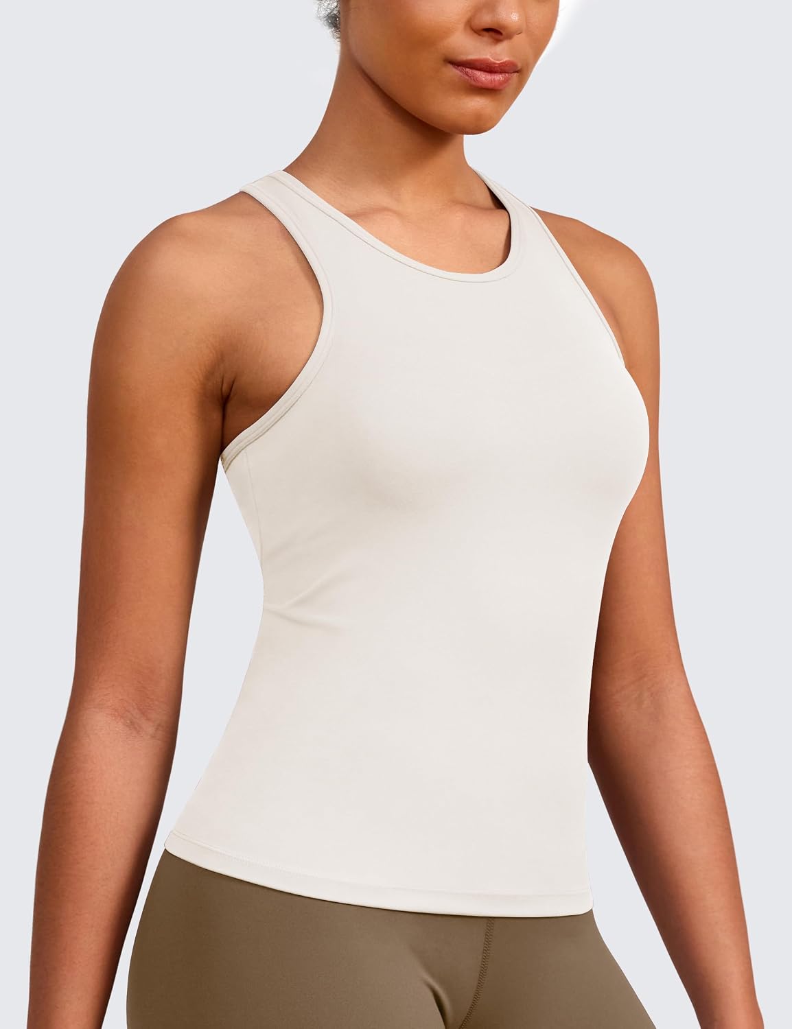 BAYDI Clouduxi Racerback Workout Tank Tops for Women Yoga Sleeveless Camisole Athletic Running Gym Shirts