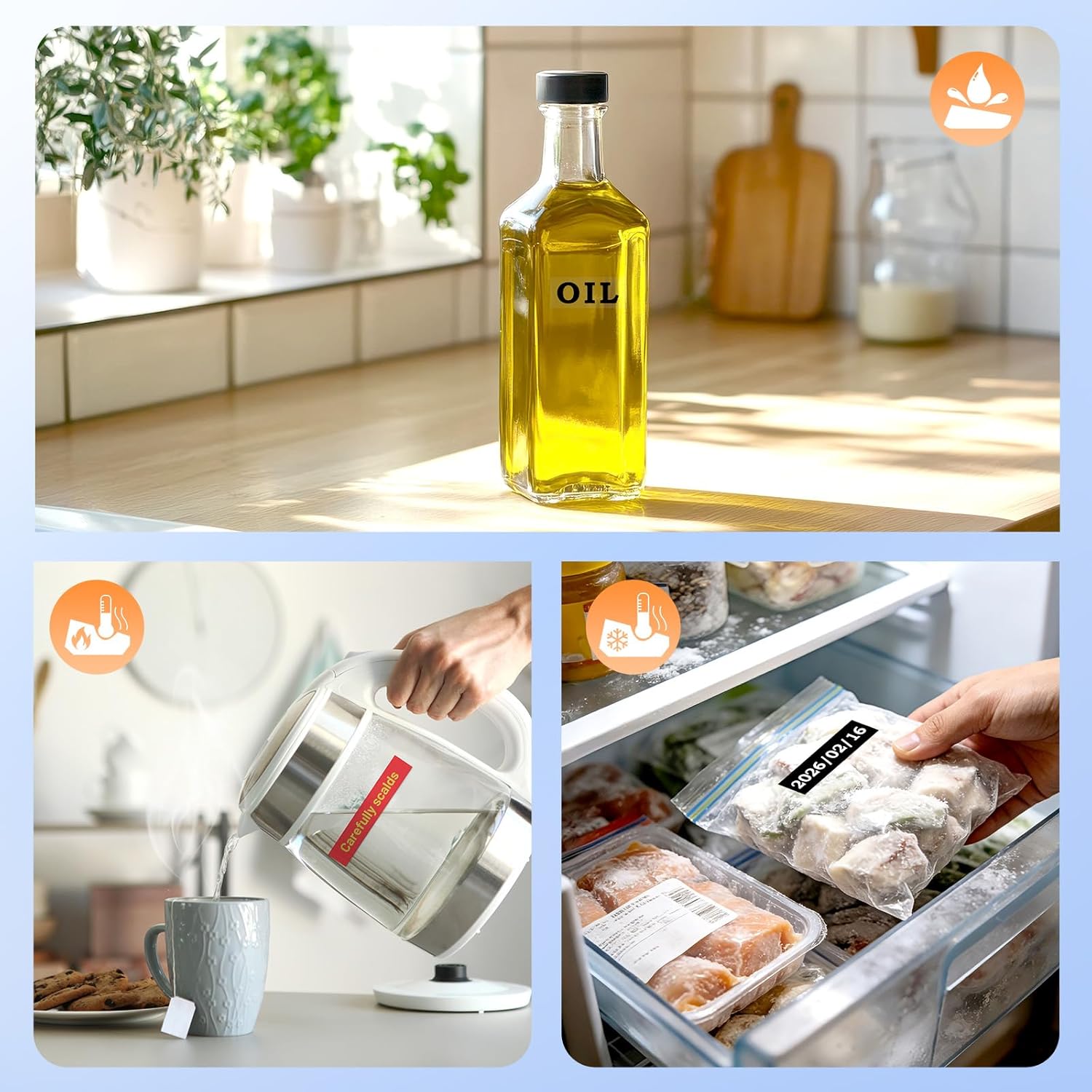 Phomemo Label Maker Machine with Waterproof Labels, A30 Ribbon Label Printer, Mini Bluetooth Portable Label Printer Sticker Rechargeable for Gift Wrap, DIY Decor, Home Office Small Business School - Image 7