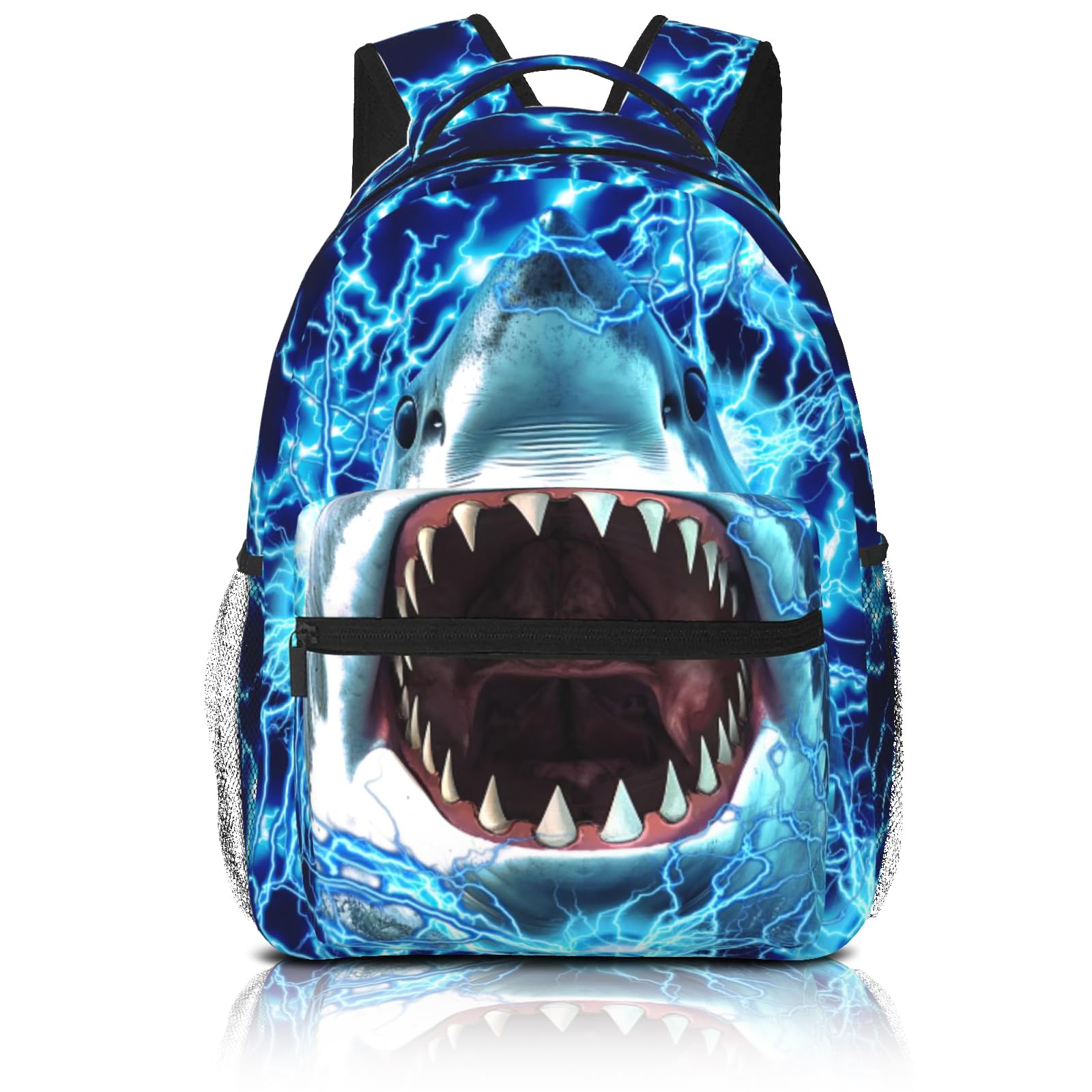 Shark Backpack for Boys School Backpack for Kids Shark Boys Backpacks Lightweight Waterproof Adjustable Kids Backpacks Students Bookbag for Children