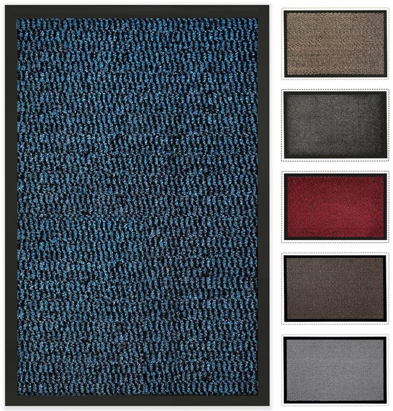 Wadan Door Matts Indoor & Outdoor | Stylish Door Mat with Non Slip Rubber Backing | Anti Slip Super Absorbent & Easy to Clean | Use as Kitchen Mat