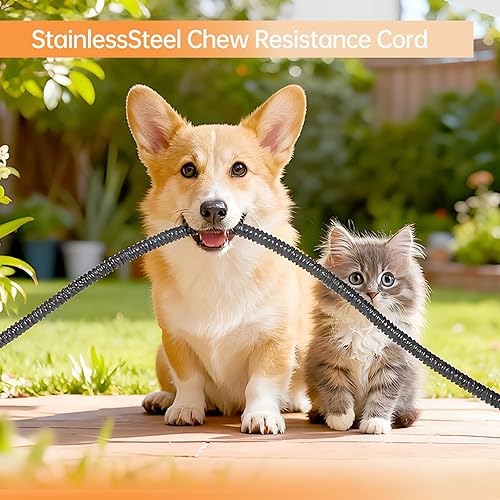 Miniatura 7 de Almohadilla térmica para mascotas, almohadilla térmica eléctrica para perros y gatos con 6 temperaturas ajustables y 5 temporizadores, almohadilla