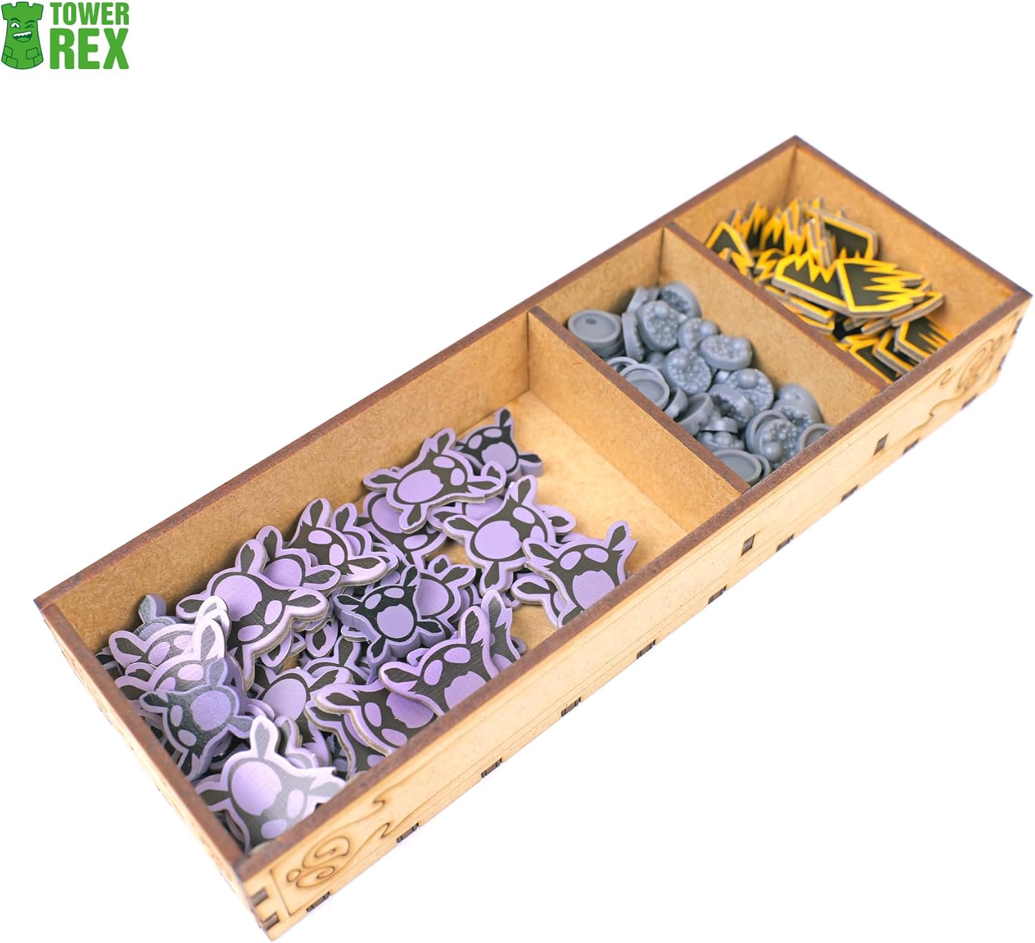 TowerRex Organizer for Spirit Island and Expansions, Board Game Organizer, Spirit Island Insert