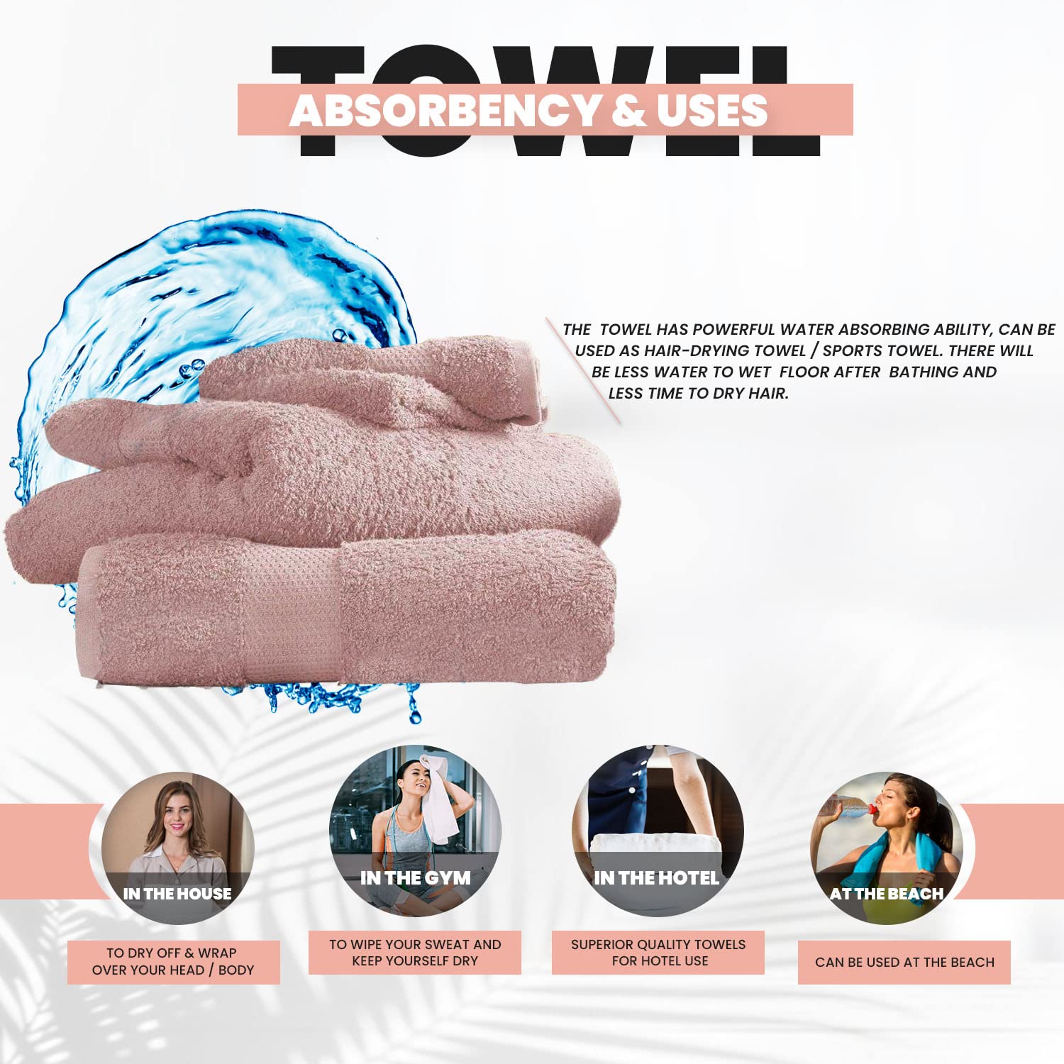 Telo Da Bagno Extra Large In Cotone Egiziano - 2 Pezzi, 700 G/m², Morbido E Assorbente, Blu Reale - Foto 9