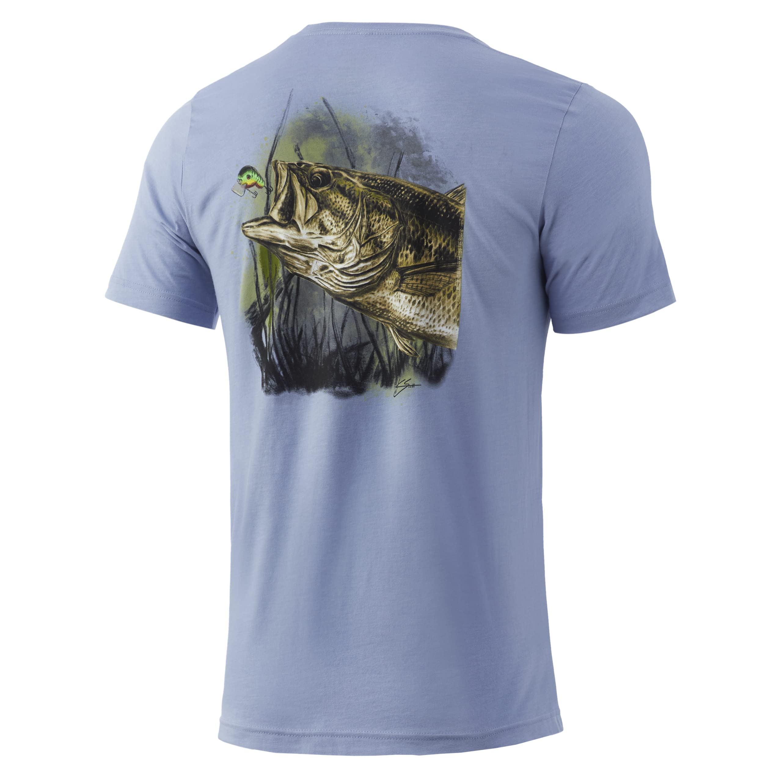 HUK Mens Performance Fishing Logo Tee, Short Sleeve T-Shirt for Men — view 93
