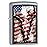 Zippo Lighter: Deer Skull and American Flag - Street Chrome 79572