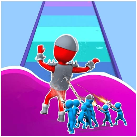 Giant Rope Crowd Pull Invader Rush Evolution games