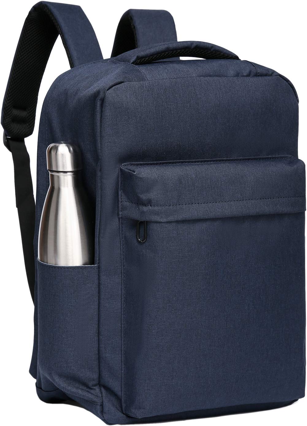 SAKUTANELaptop Backpack 10 Pockets Waterproof 23L Anti Theft Bag 33x14x43cm Men Women Travel School Work Hiking College(Navy Blue)