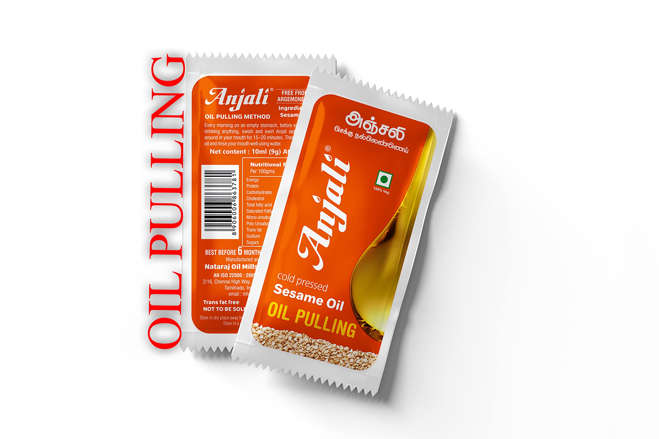 See full amazon price history chart for Anjali Cold Pressed Gingelly/Sesame Oil - Oil Pulling (30 Sachets) Anjali Cold Pressed Gingelly/Sesame Oil - Oil Pulling (30 Sachets) (B09Q3FTVWF) Amazon Price History, Amazon Price Tracker