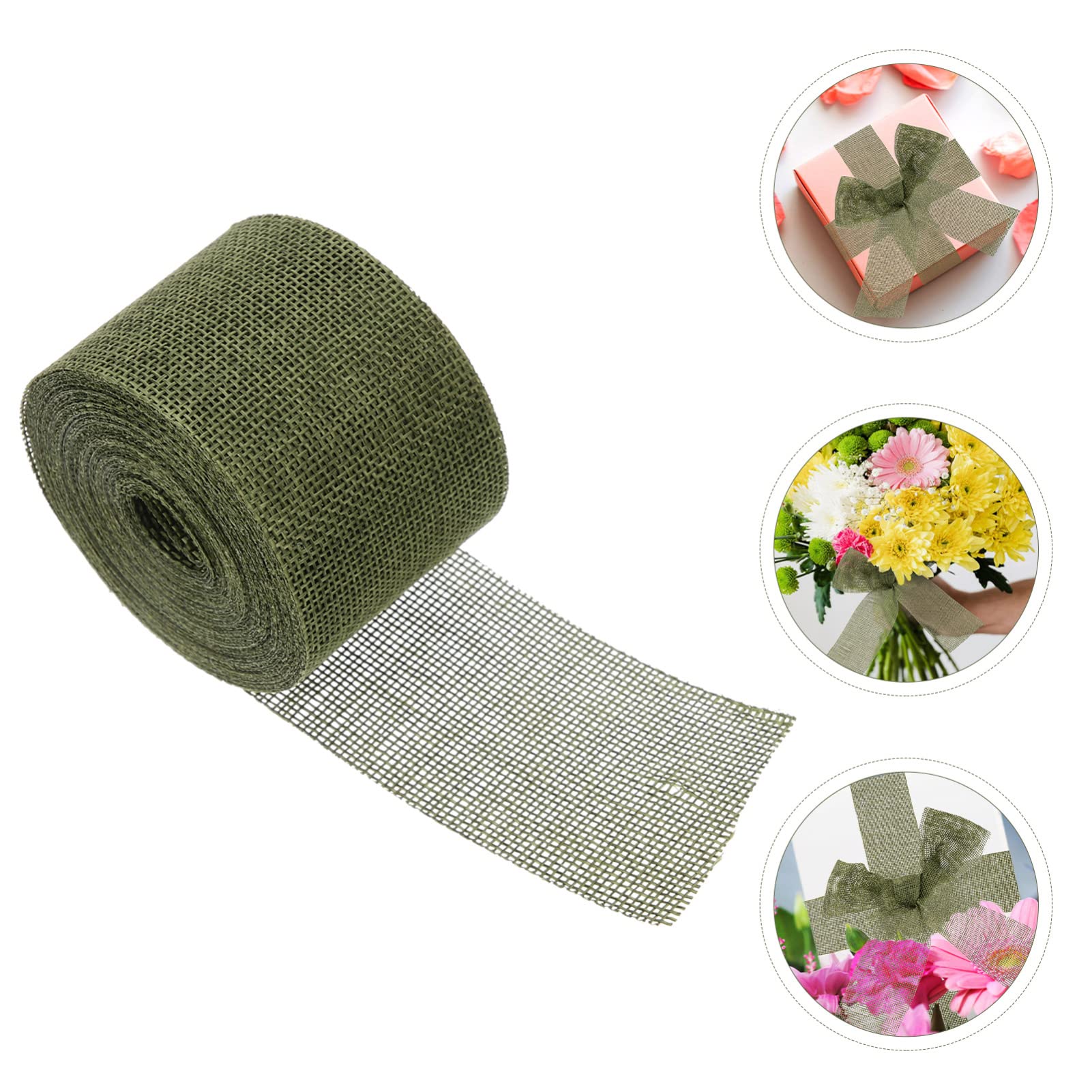 EXCEART 5rollos Cinta Decorativa Metros Para Manualidades Decoración De Bodas y Fiestas Resistente y Duradera Para Envolver y Crear Arreglos