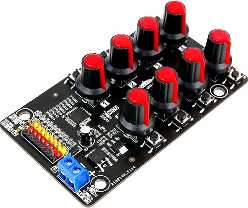 Vista 18 de Yahboom Controlador de servomotores RC de 16 canales, herramienta de centrado de controlador con protección contra sobrecorriente, 2 modos de Servo