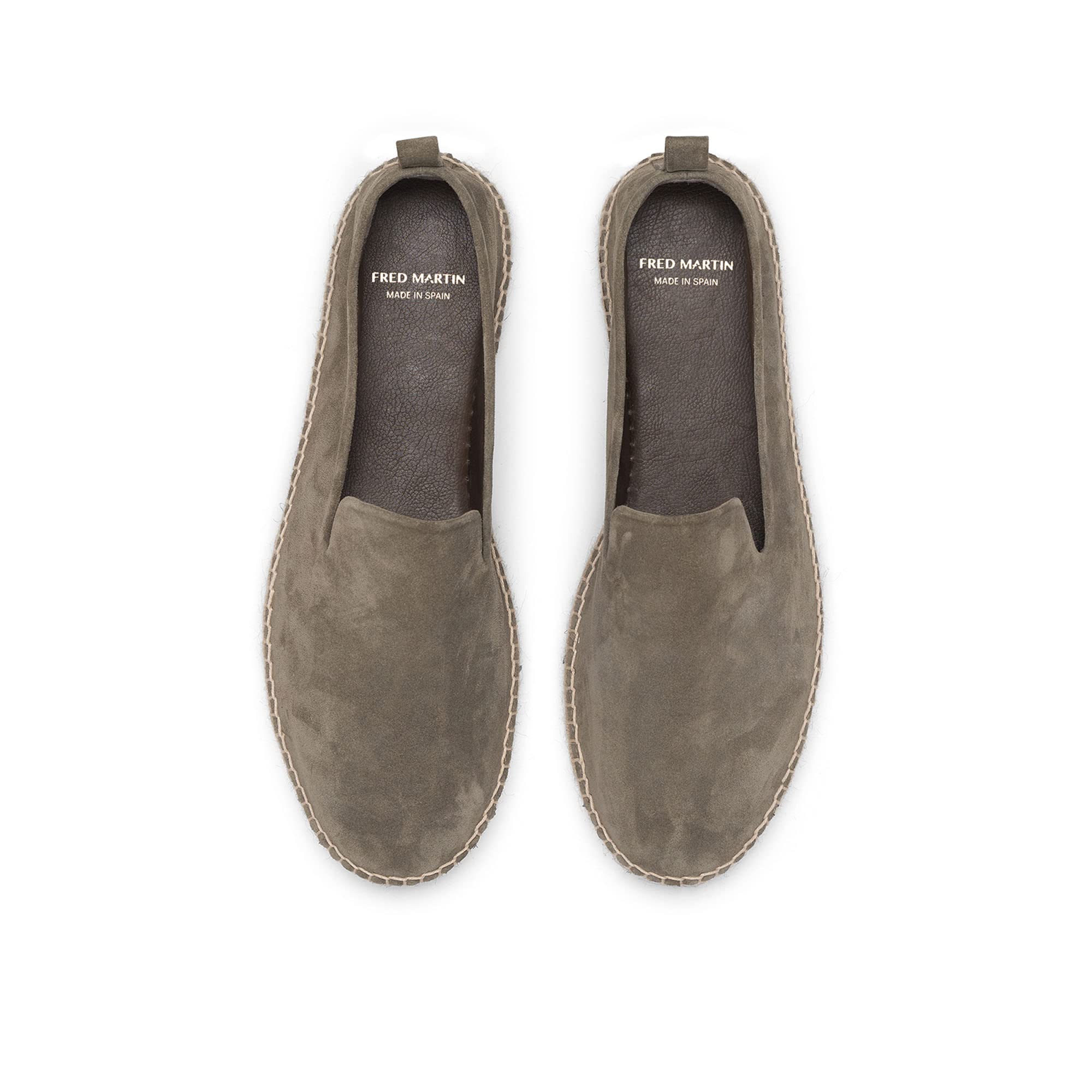 Fred Martin Collection, męskie espadryle z zamszu i juty