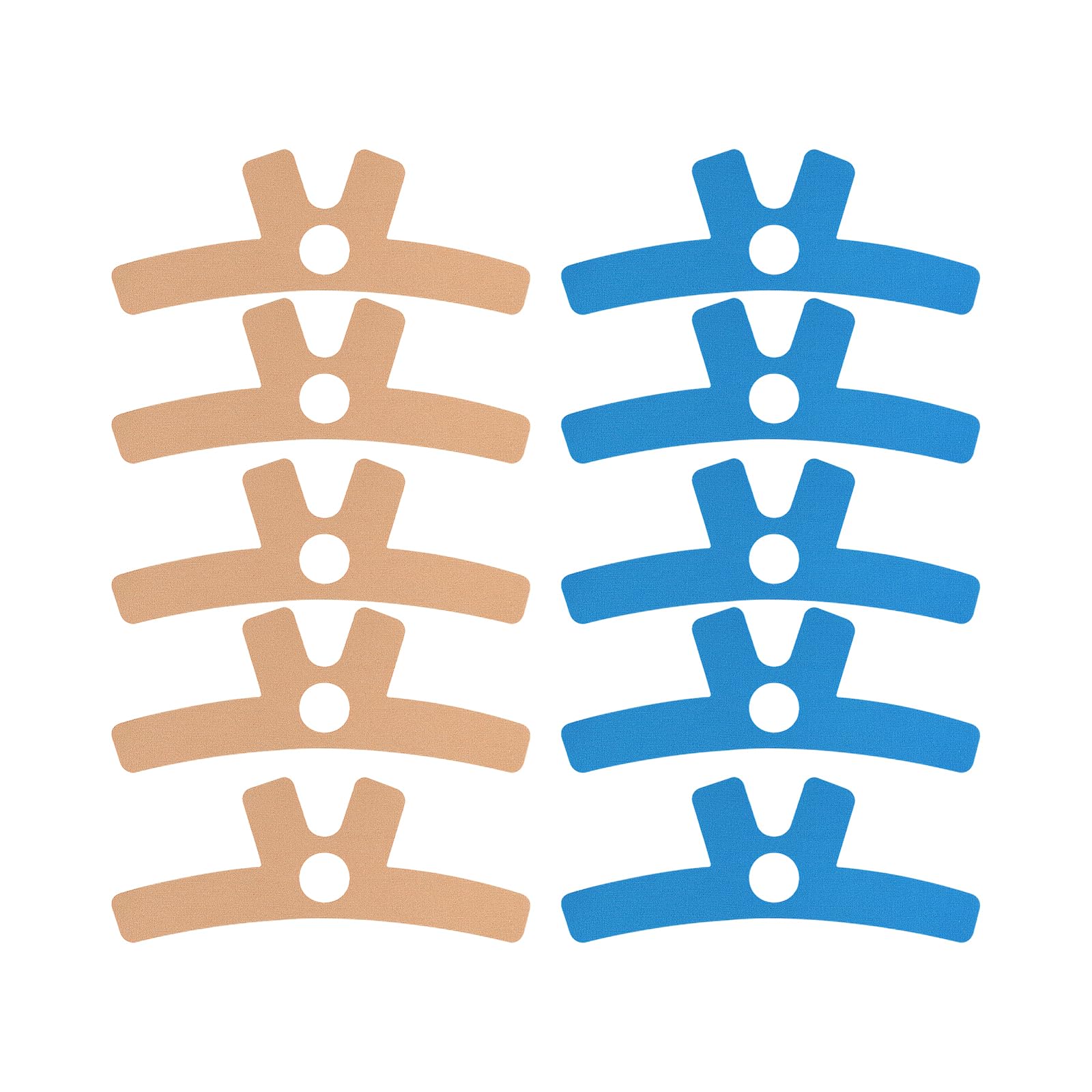 QIAOLIDA 10Pcs Elastic Kinesiology Tape Shoulder Neck Muscle Tape For Gym Fitness Running Weightlifting Injury Recovery