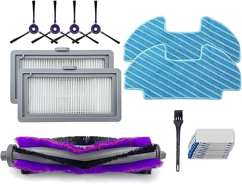 CYPHE Reemplazo de rodillos de filtro fregona piezas de repuesto para barrido robot adecuado para Midea I5 Young Aspirador Kit de accesorios