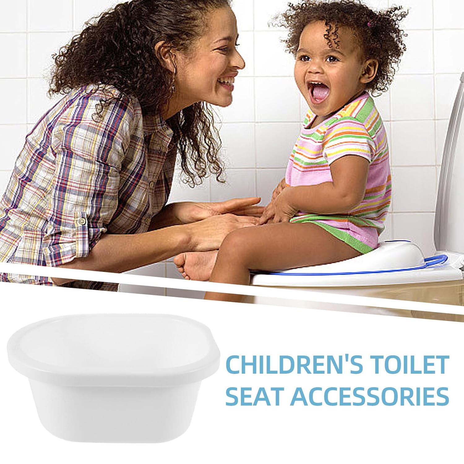 KOMBIUDA Potty Training Toilet Seat with Drawer, Portable Potty Seat, Toilet Step Stool for Boys, Suitable for Home Bathroom Use