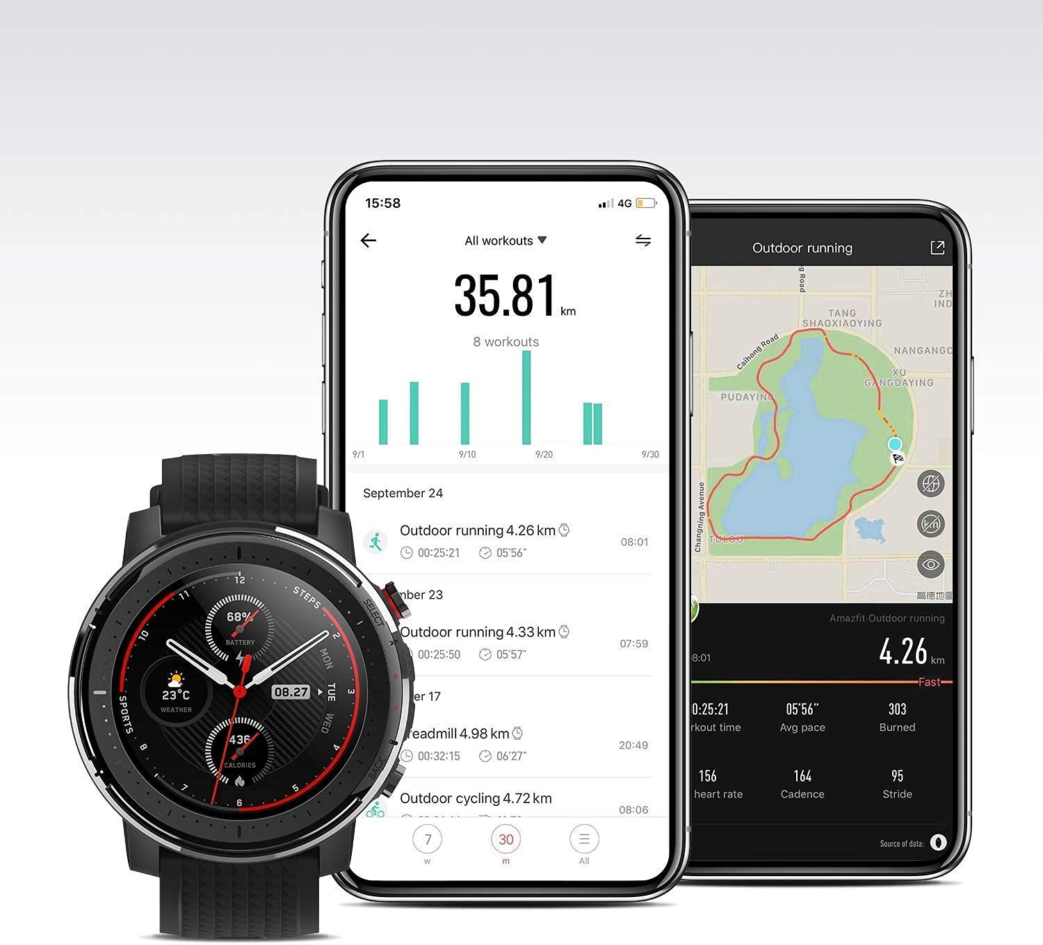 Amazfit Stratos 3 Smartwatch Sports 