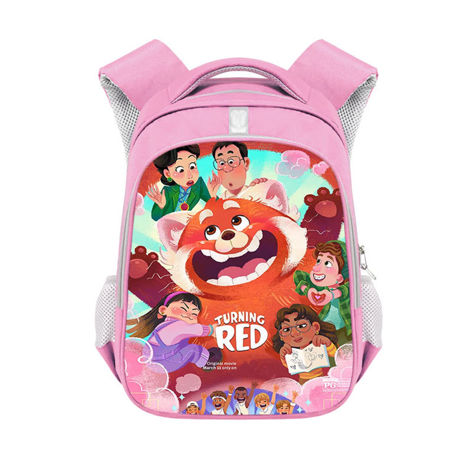 YXCSELL Anime Reflective Backpack Water Resistant Rucksack Daypacks For Teenagers Adult Pink