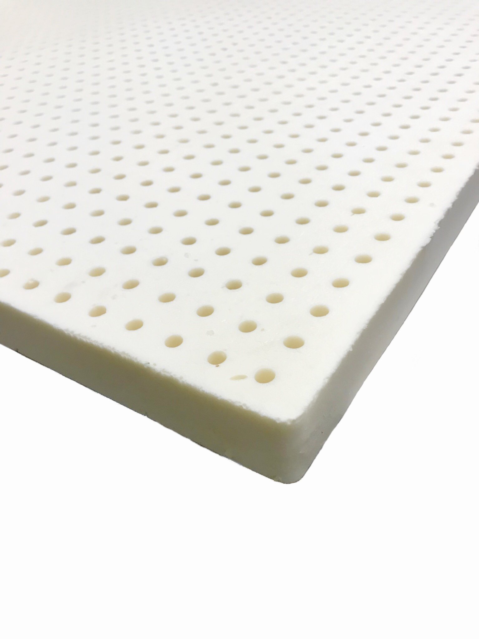 ORGANIC TEXTILES Organic Latex Mattress Topper - Made in USA (2 Inches King, Firm)