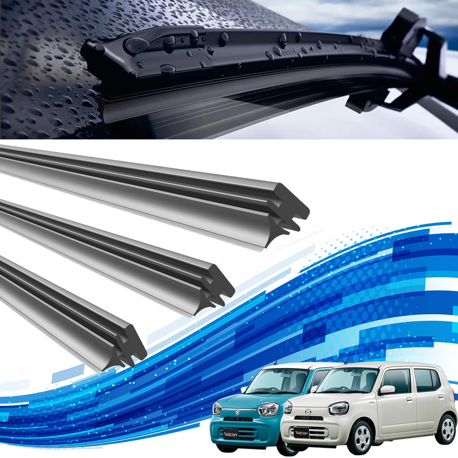 Amazon.co.jp: SUZUKI スズキ アルト マツダ キャロル ワイパー 替え