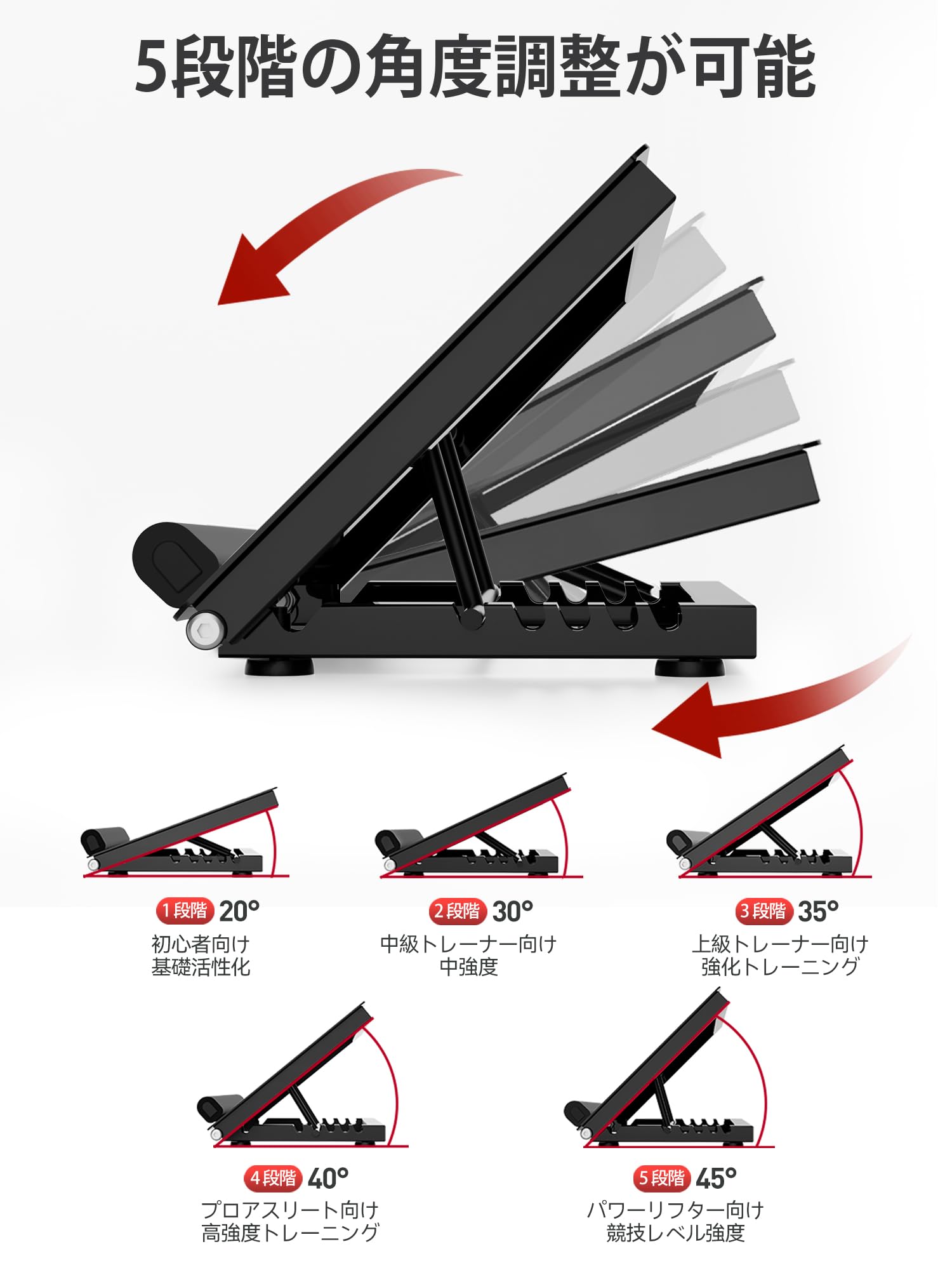 Amazon | PROIRON ストレッチボード スクワットウェッジ 2 in 1