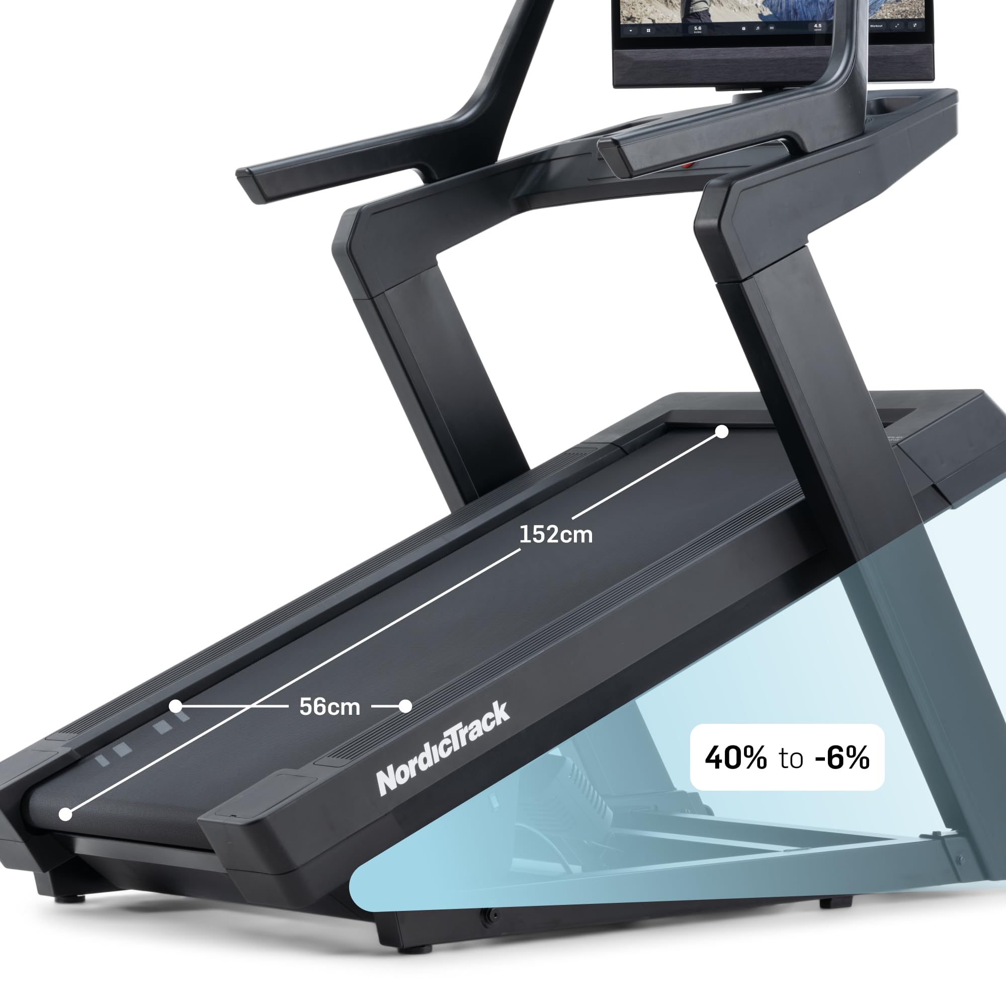 Buy NordicTrack X24 Treadmill with 40% Incline, 6% Decline and 24