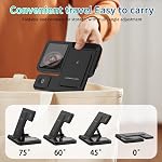 3 in 1 Wireless Charger for iPhone 17/16/15/14/13/12/11/X/8/Air/Pro, Wireless Charging Station for Apple Watch Series Ultra1/2/S10-2/SE,Charging Station for Apple Devices for Air-Pods 4/3/2/Pro