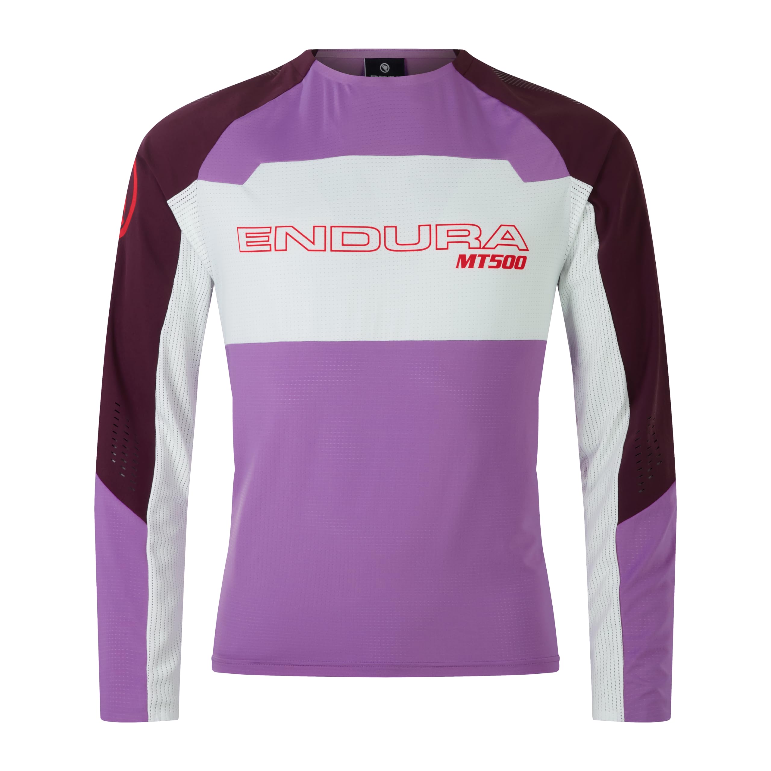 Endura Mens MT500 Mountain Cycling Jersey Burner Lite Long Sleeve Thistle, Medium