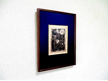 棟方志功 絵画 色紙 額縁 Yahoo!オークション - 【三】額装 版画 色紙 棟方志功画伯 自刻