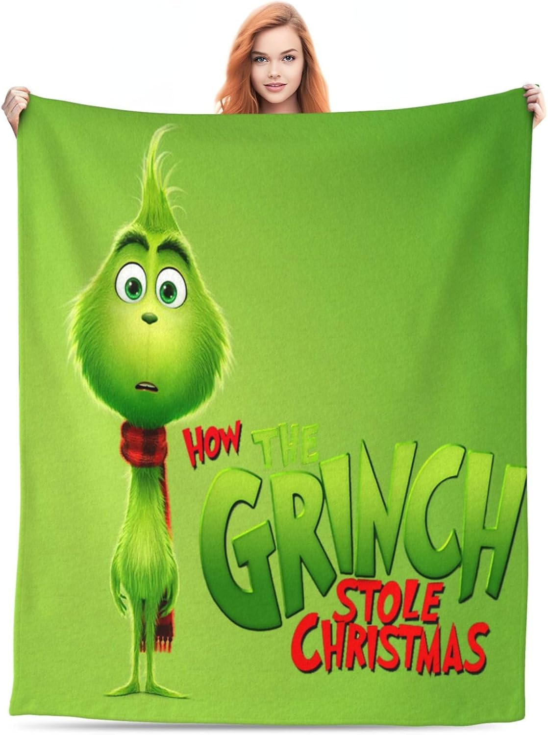 Xuerrp Christmas Green Blanket Flannel Light Blanket Size