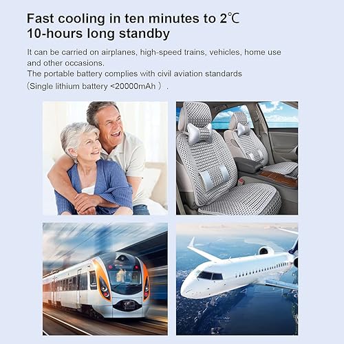 Miniatura 6 de (Versión mejorada) Estuche enfriador de insulina portátil para diabéticos, caja mini refrigerador de medicamentos que mantiene el enfriamiento