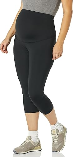 Vista 3 de Yaxa Essentials Leggings de maternidad Active Sculpt Crop para mujer