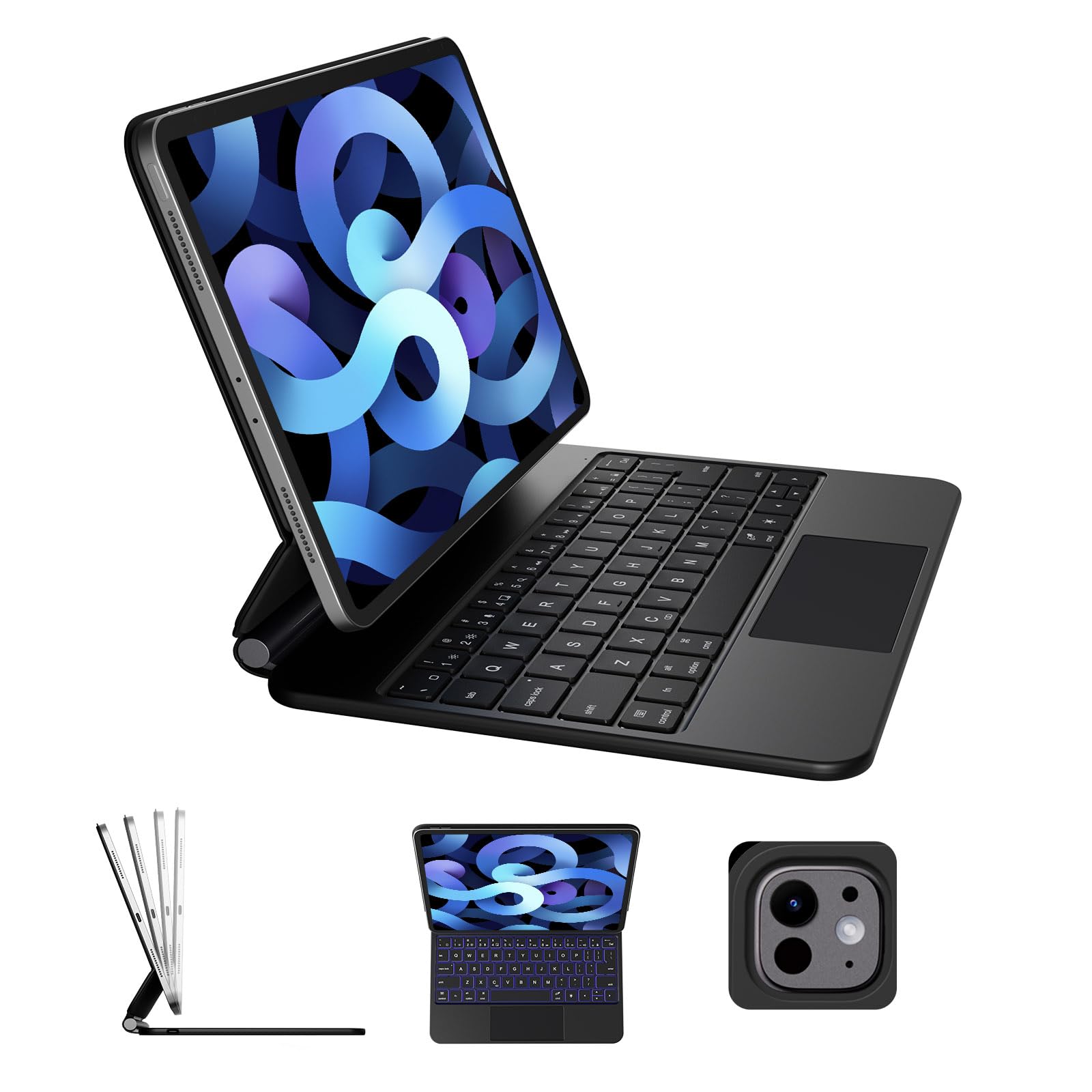Amazon.com: Floating Cantilever Keyboard Case for iPad Air 11