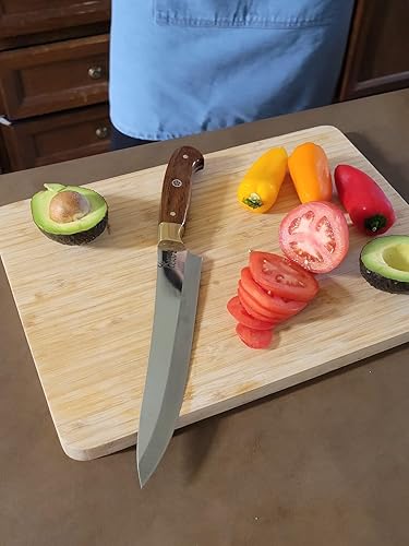 Miniatura 3 de NILE Kitchen Knife, Handmade Forged knife, Ultra Sharp Blade Blades with Well Balanced and Ergonomic Wenge Tree Handle for Chef Knife