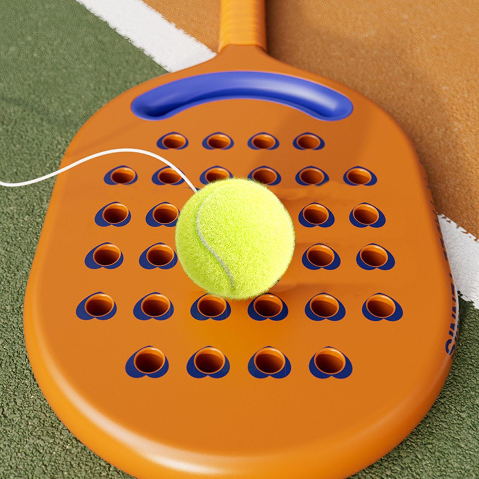 Pallina da rimbalzo per allenatore di tennis, con corda elastica lunga, per principianti