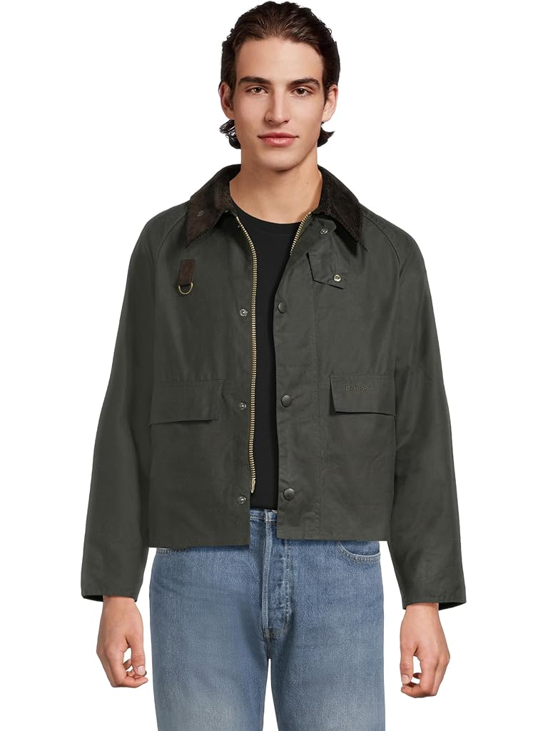 Olive Barbour Spey Wax Jacket