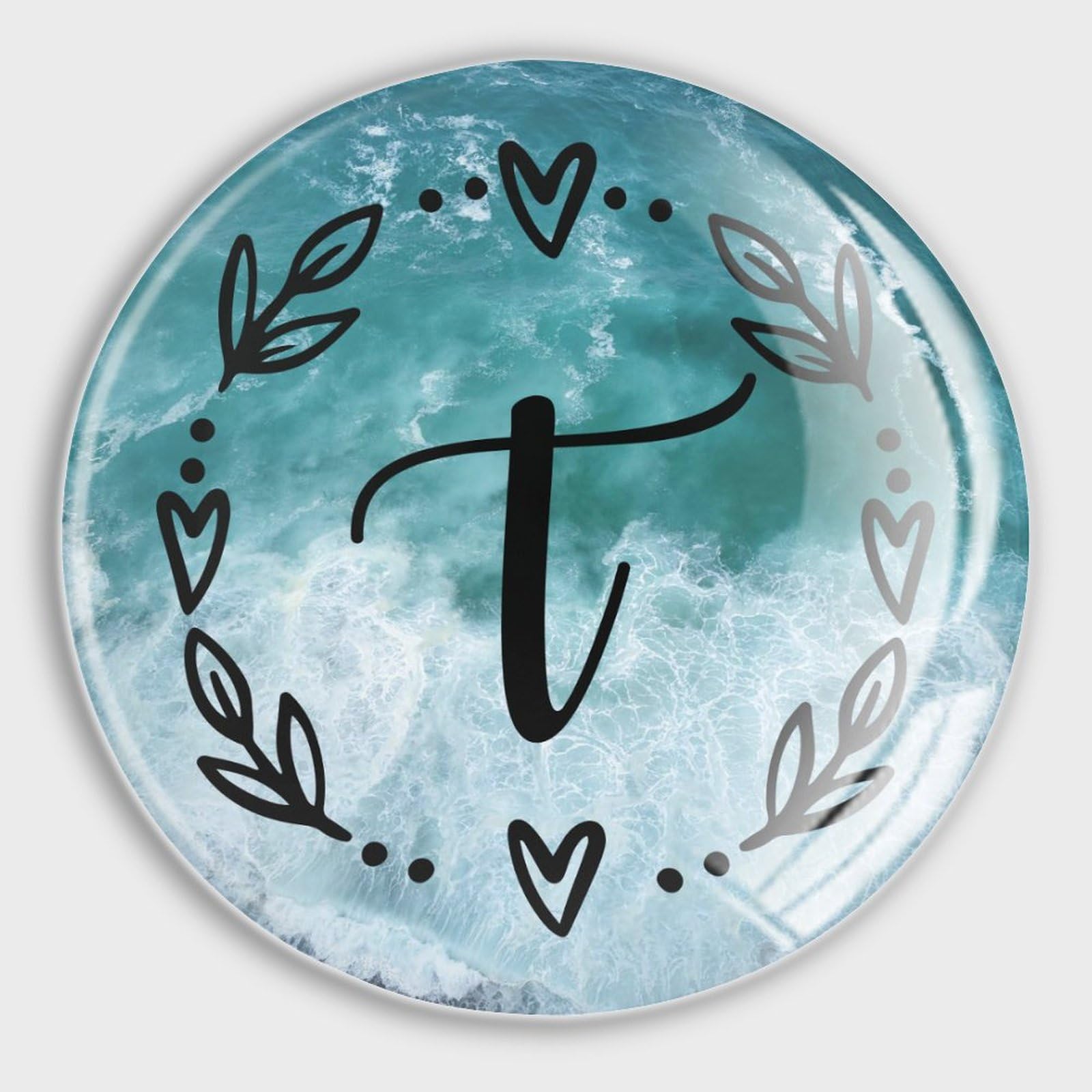 Aimants de lave-vaisselle lettre T magnets amusants tableau blanc en verre