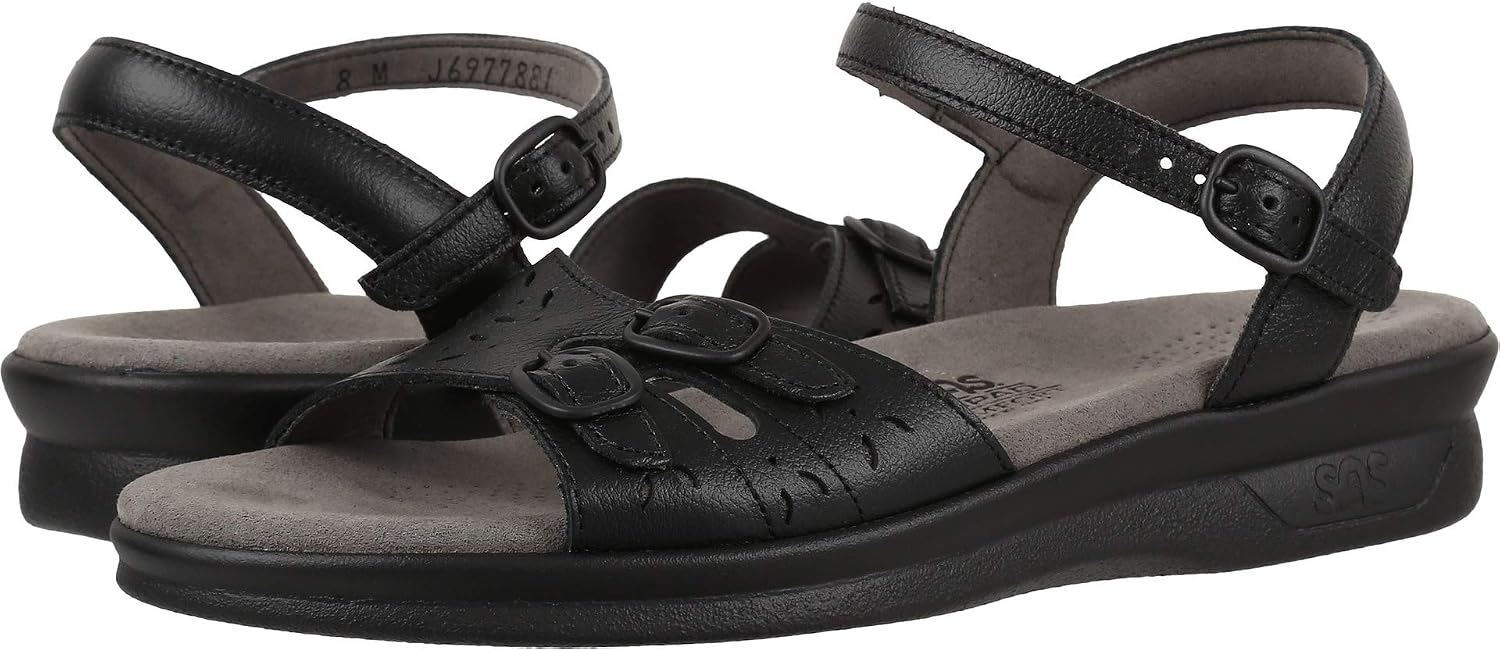 SAS Duo Strap Sandals for Women - Leather Upper with Laser Cut Details, Sturdy and Breathable Casual Sandals - Review, Price and Buying Guide