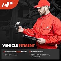 Vista 6 de A-Premium Bloqueo de pestillo de capó compatible con Honda Accord 2003-2007, conjunto de pestillo del capó del motor de bloqueo del capó del motor