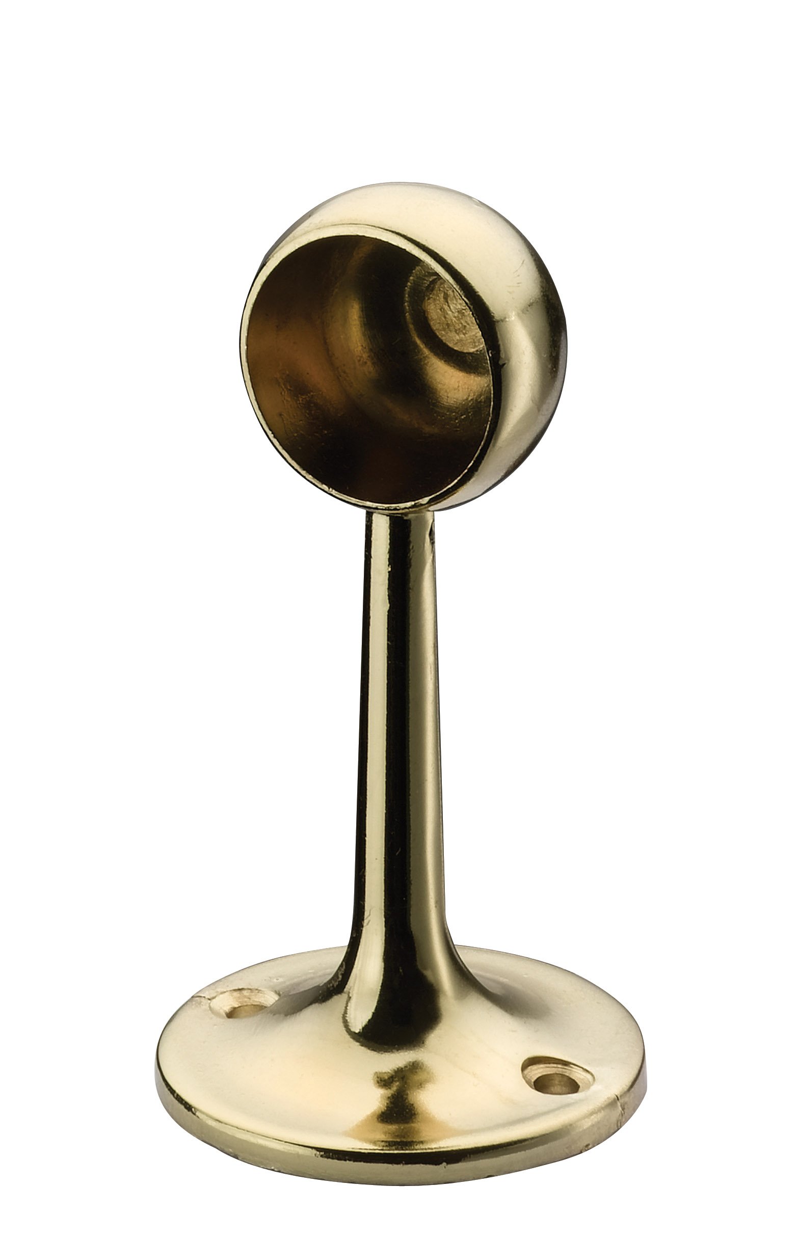 William Hopkins 25mm Brass Plated Deluxe Towel Rail End Bracket Pair