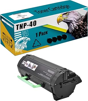 TNP-40 Toner Cartridge Compatible for Konica Minolta bizhub 4020 4020P Printers, High Production Replacement Black