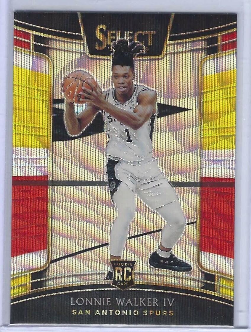 Lonnie Walker Iv 2018-19 Panini Select Tri Color Prizm Concourse Rookie Rc #77 - Basketball Cards
